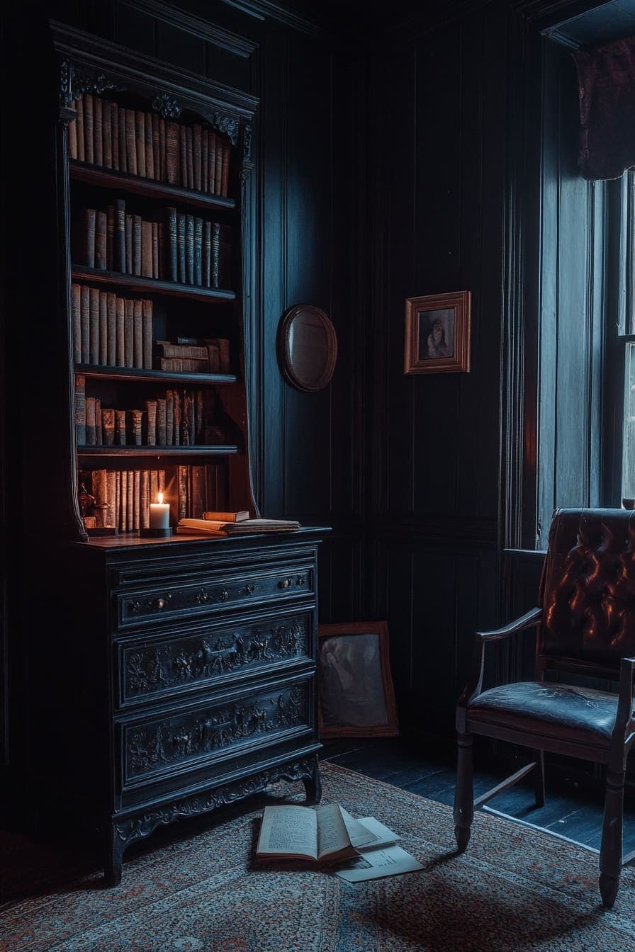 Gothcore bedroom decor