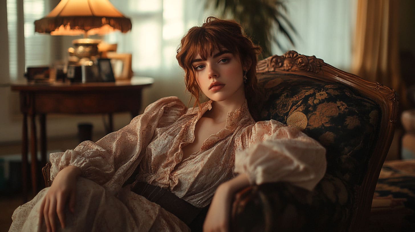 Vintage aesthetic retro style