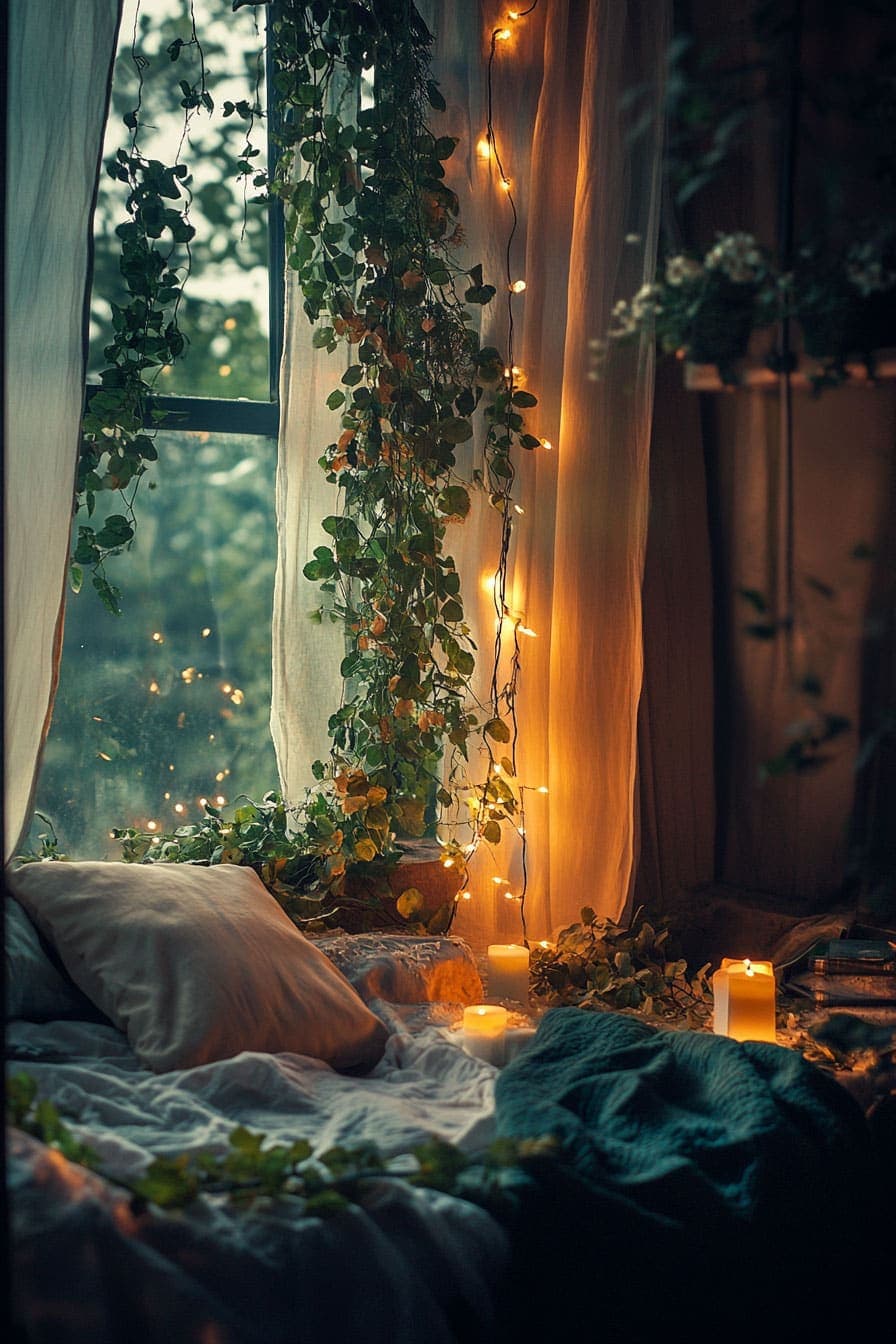Whimsical fairycore bedroom