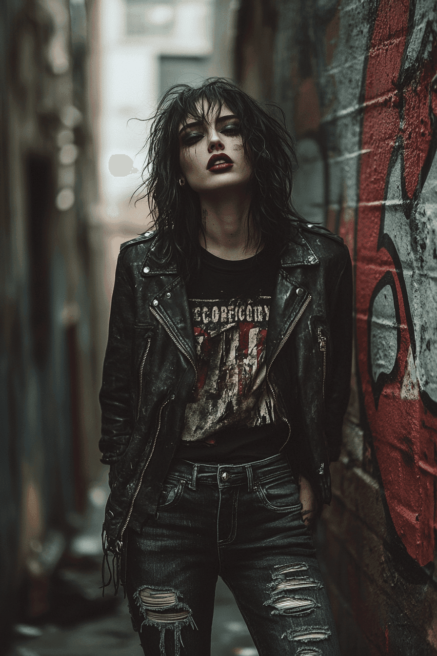 Grunge fashion outfit
