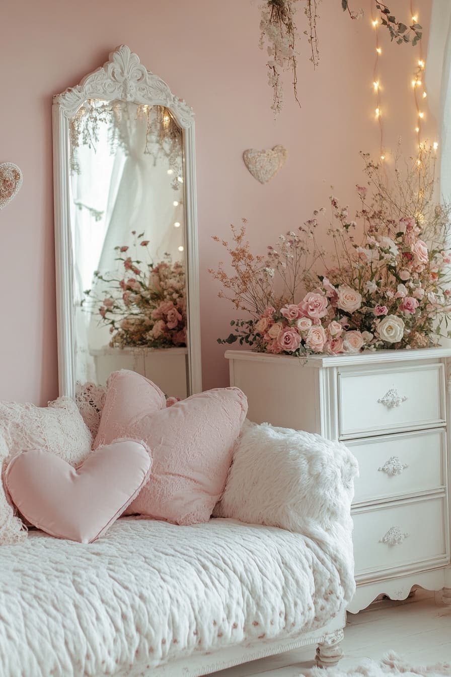 Soft girl bedroom aesthetic