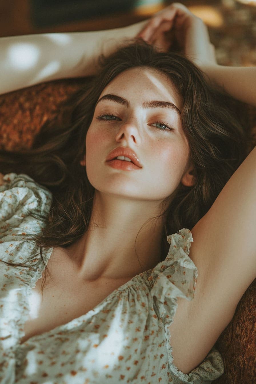 Vintage floral dress